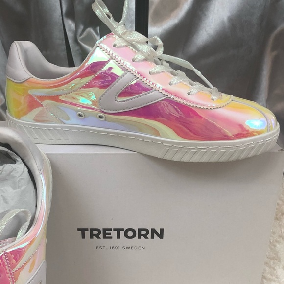 tretorn iridescent sneakers